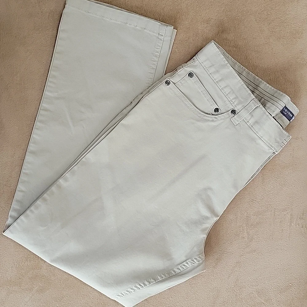 Men's Van Heusen Flex Khaki Straight Leg Pants Size 34W x 29L EUC - Picture 3 of 12